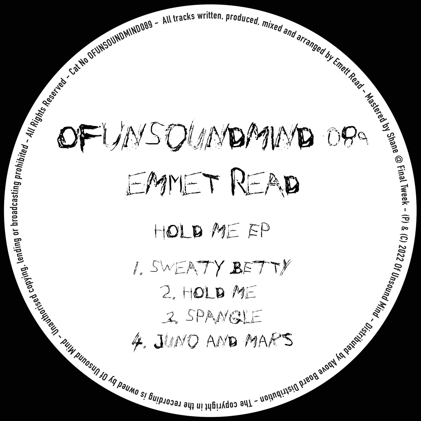 Emmet Read - Hold Me EP [OFUNSOUNDMIND089]